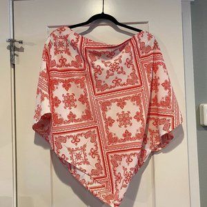 Unique Off the Shoulder Silky Bandana Shirt